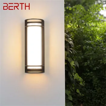 · BERTH стена свещи светлина открит класически LED лампа водоустойчив IP65 Начало декоративни за веранда стълби
