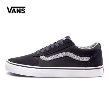 Автентичен черен цвят VANS Скейтборд обувки Маратонки Класика VANS Off the Wall Мъжки / Дамски спортни обувки DF18 размер Eur36-44
