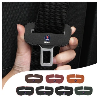  Автомобилна предпазна ключалка ключалка Защитно покритие на лентата за безопасност с лого за SAAB 9-4X 9-7X 9-3 9-5 9-2X 9-X 9000 900 99 97 Чудовище GT750