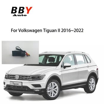 Автомобилна резервна камера за обратна връзка за Volkswagen VW Tiguan II 2016 ~ 2022 Дръжка на багажника CCD камера за задно виждане