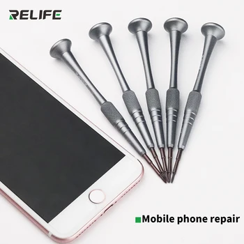  алуминиева сплав отвертка комплект RL-721 висока твърдост Torx висока точност отвертка за iPhone Huawei Xiaomi ремонт
