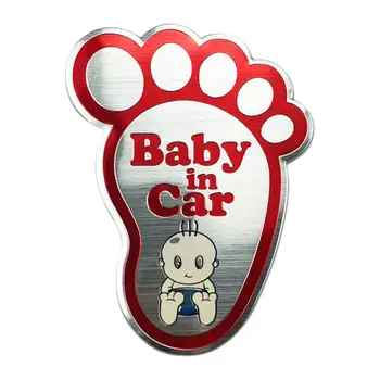 Бебе в колата стикери бебе в кола знак за кола предупреждение отворена врата знак диск безопасно стикер сменяеми безопасност стикер известие
