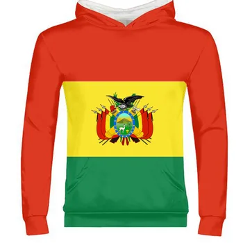 БОЛИВИЯ мъжки потребителски име номер бол страна цип суитчър бо нация флаг испански колеж боливийски печат фото дрехи