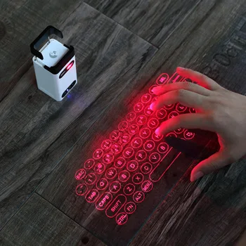 Виртуална лазерна клавиатура Bluetooth безжичен проектор Moblie телефон мини докосване клавиатура за компютър подложка лаптоп с мишка функция
