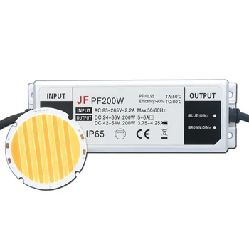  Висока мощност LED драйвер и двуцветен чип 200W 100W регулируем режим на превключване за DIY фенерче за домашно кино прожекция LED панел