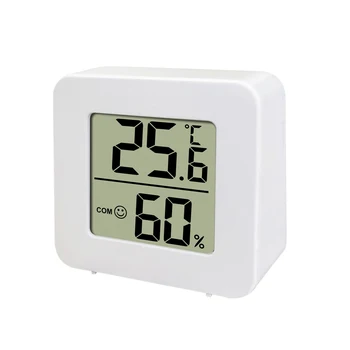 Вътрешен термометър LCD интелигентен хигрометър Високопрецизен сензорен хигрометър 1.77x1.77x0.63В електронни измерватели на температурна влажност