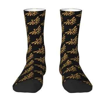 Гореща игра Zeldas Legend Мъжки чорапи за екипаж Унисекс Cool Пролет Лято Есен Зима Чорапи