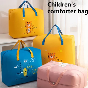 Детска градина юрган чанта за съхранение сладък дом деца натоварен багаж преместване опаковане чанта преносими дрехи организация чанта
