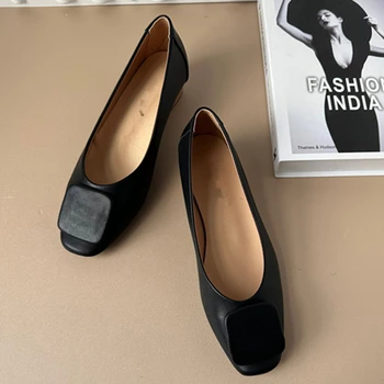 Джени &Дейв Елегантен Пътуване Случайни телешка Дамски мокасини Прости френски моден блогър Офис плоски обувки жени