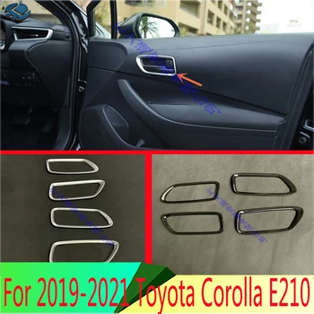 За 2019-2021 Toyota Corolla E210 Sport Hatch Hatchback Auris ABS Chrome Вътрешна дръжка на вратата Cover Catch Bowl Trim