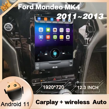 За Ford Mondeo MK4 2011 2012 2013 Carplay Car Radio Android Automotive Tesa- Екран Мултимедия Auto GPS Audio DSP Autoradio