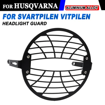За Husqvarna Svartpilen 401 250 Vitpilen 401 2020-2023 Мотоциклет фарове протектор решетка решетка защита капак защита грил капак