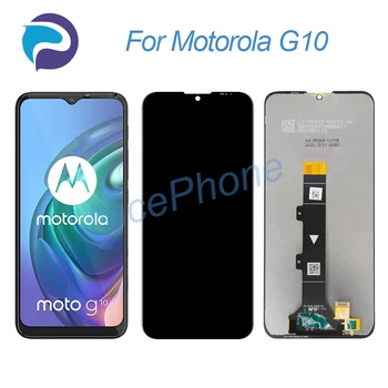 за Motorola G10 LCD дисплей сензорен екран дигитайзер събрание замяна 6.5