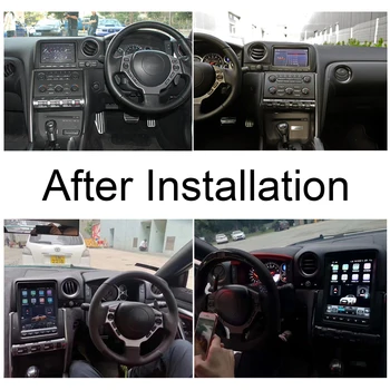 За Nissan GTR RC Android Auto Radio Car Stereo Tesla Carplay GT-R 2008 - 2017 Радио екран Bluetooth Coche мултимедиен плейър