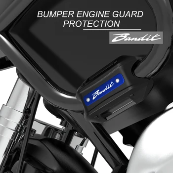 За Suzuki GSF 600 BANDIT 1995 -2004 2001 2002 2003 Мотоциклет GSF600 Защита на двигателя Защита на бронята Декоративен блок Crash Bar