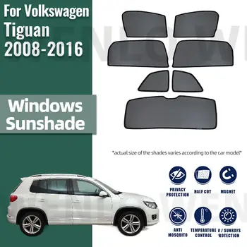 За Volkswagen VW Tiguan 5N 2008-2016 Магнитна кола сенник щит предно стъкло рамка завеса задно странично стъкло сянка