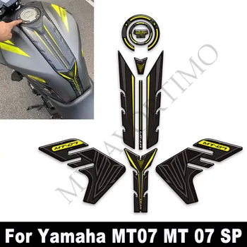 За Yamaha MT 07 MT07 MT-07 SP 2018 2019 2020 Мотоциклет резервоар подложка дръжки стикери стикери протектор газ мазут коляното комплект