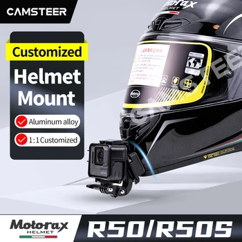 За мотоциклетна каска Motorax R50 / R50s Стойка за брадичка за GoPro Hero11 10 9 8 Insta360 One X3 X2 Rs Аксесоари за спортни фотоапарати