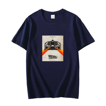 Завръщане в бъдещето Готини графични тениски извънгабаритни тениски тениски с къс ръкав тениска с о-образно деколте Summer Harajuku Мъжко облекло