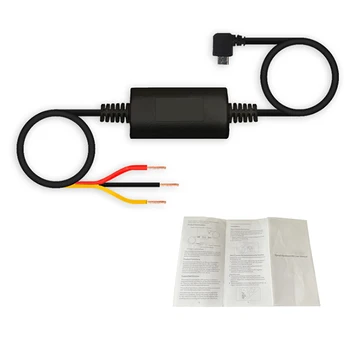 Интелигентен миниатюрен 24H монитор за наблюдение на паркирането кабел за записващо устройство за шофиране на автомобил аксесоар огледало за обратно виждане USB порт хардуер
