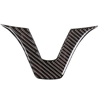 Интериорен стикер от въглеродни влакна, стикер за емблема на волана,Подходящ за Mercedes C-Class W204 W205