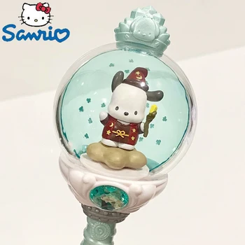 Истински Sanrio фигура Cinnamoroll Hellokitty Mymelody Kuromi Pochacco фигурка фантазия магия яйце фея стик 2.0 модел кукла играчки