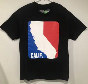 Калифорнийска риза Мъжка голяма Cali Confidential Марка Черна NWOT дълги ръкави