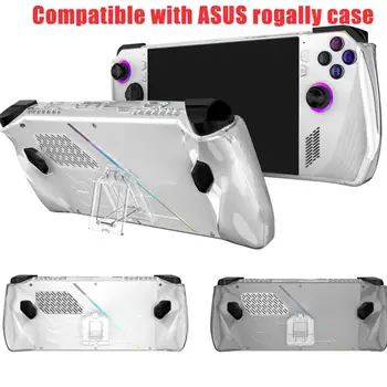 Калъф със скоба за Asus ROG Ally Drop-proof Anti-shock Handheld Game Console Shell Soft TPU Защитно покритие Аксесоари за игри