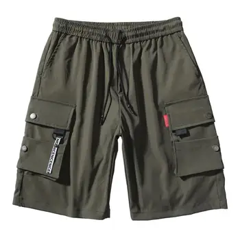 карго шорти универсални мъжки спортни карго шорти мулти джобове за лятото