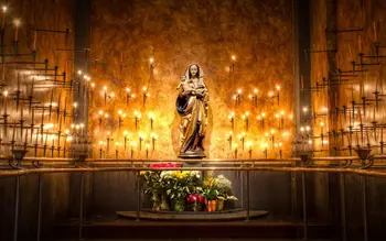 Католическа църква сцена Исус светлина фотография фонове Високо качество Компютърен печат стена снимка фон