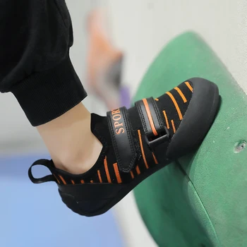 Качествени професионални обувки за обучение по боулдър Младежки трайни защитни пръсти против хлъзгане Детски камъни Маратонки за катерене