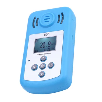  кислородомер преносим кислород (O2) детектор за концентрация с LCD дисплей и звукова аларма