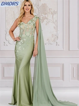 Класическа сатенена майка на булката рокля 2024 Скромни апликационни рокли Романтична дамска вечерна рокля с дължина до пода Vestidos de Novia