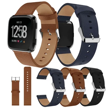 Кожена каишка за часовник за Fitbit Versa 2 Smart Watch Band за Fitbit Versa Lite