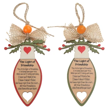 Коледни украшения за приятелство за украса за коледни елхи Коледни подаръци нови