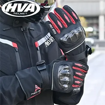 Колоездачна ръкавица за мъже и жени зимен мотоциклет студоустойчив плюс кадифе топло и ветроупорно зимно ветроупорно докосване екран ръкавици