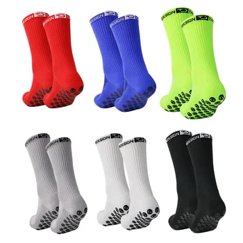 Колоездене футболни чорапи Мъже Жени Неплъзгащи се спортни чорапи против хлъзгане Soccer Grip 38-46