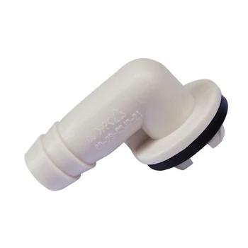 Конектор за източване на климатикAC дренажен маркуч Пластмасов лакът гумен пръстен комплект Климатик Фитинги за дренажни тръби