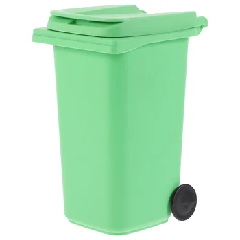 Кошче за боклук писалка притежател бюро боклук десктоп отпадъци кофа мини настолна малък контейнер с капак за дома съхранение рафт