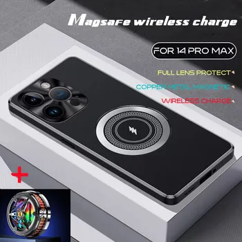 Луксозен магнитен охладителен калъф Magsafe за Iphone 14 Pro Нов удароустойчив капак за разсейване на топлината за iphone 14 13 12 Pro Max 14 Pro