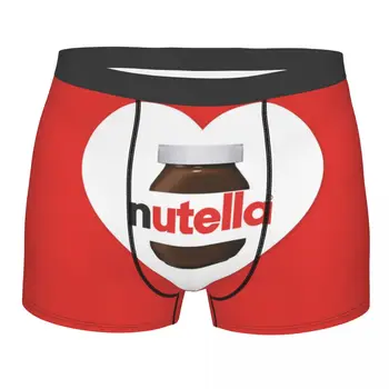 Любовно бельо Nutella боксерки качествени мъжки бикини дишащи шорти слипове идея за подарък