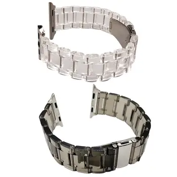Мека лента каишка за часовник прозрачна лента за спортен часовник ясна лента, съвместима с часовник серия 7 SE 6 5 4 3 2 1