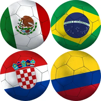Мексико флаг футболна топка самозалепващ стикер за автомобилни брони, прозорци, шкафчета, кола авто мотоциклет тунинг стикер