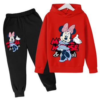 Мики Маус дрехи комплект за бебе момче с есенни зимни костюми костюм Мини Маус малко дете детски качулки комплект бебе момче облекло