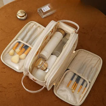 Мода голям капацитет преносим водоустойчив грим чанта жени козметична чанта тоалетни принадлежности организатор женски чанта за съхранение грим случаи 2 #