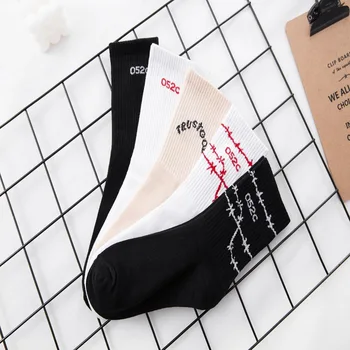 Модерна марка 052C мъжки и дамски ежедневни чорапи Ежедневни спортни чорапи