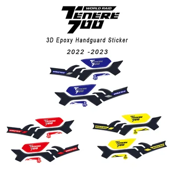 Мотоциклет Handguard стикер 3D епоксидна смола стикер за Yamaha Tenere 700 World Raid 2022 2023 tenere 700 аксесоари