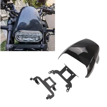 Мотоциклет гланц черен ABS фар преден кожух обтекател капак за Harley Sportster S 1250 RH1250 2021 2022