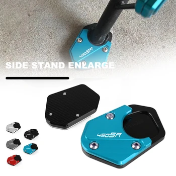 Мотоциклетна странична стойка Enlarger Sled Sidestand Kickstand Foot Pads Support FOR CFMOTO 450SR CF MOTO 450 SR 450sr 2022 2023 2024