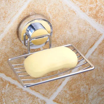Неръждаема стомана сапун притежателя кутия Drain сапун ястие тава безплатно пробиване баня & кухня аксесоар супер пластмасови издънка
